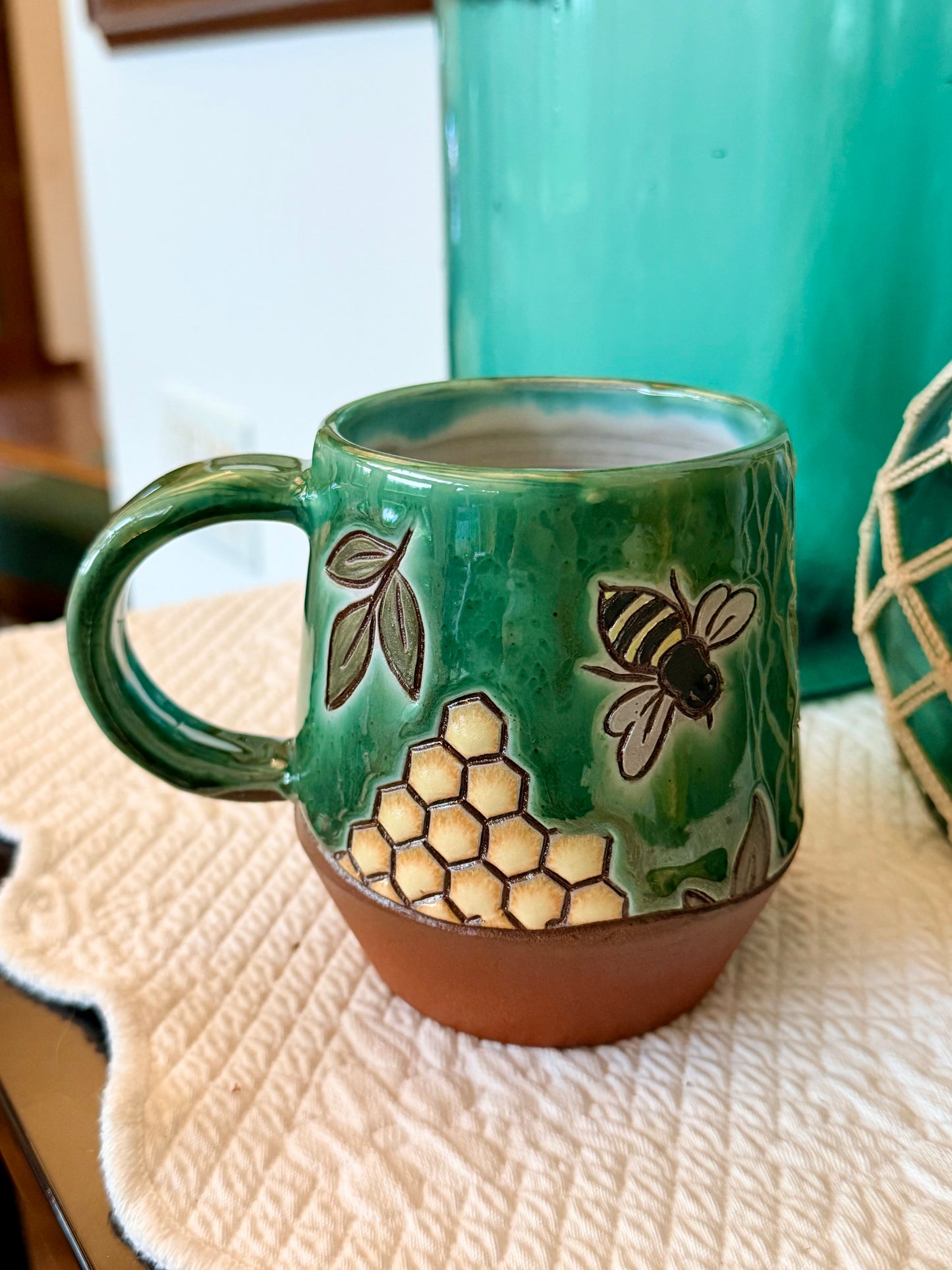 Bee Mug - Green