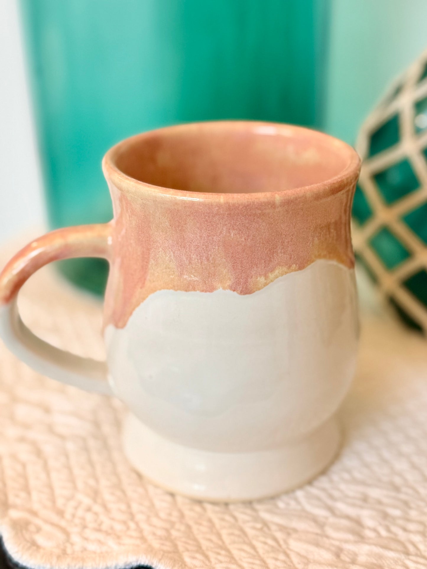 Dahlia Mug ~ Rosy Pink