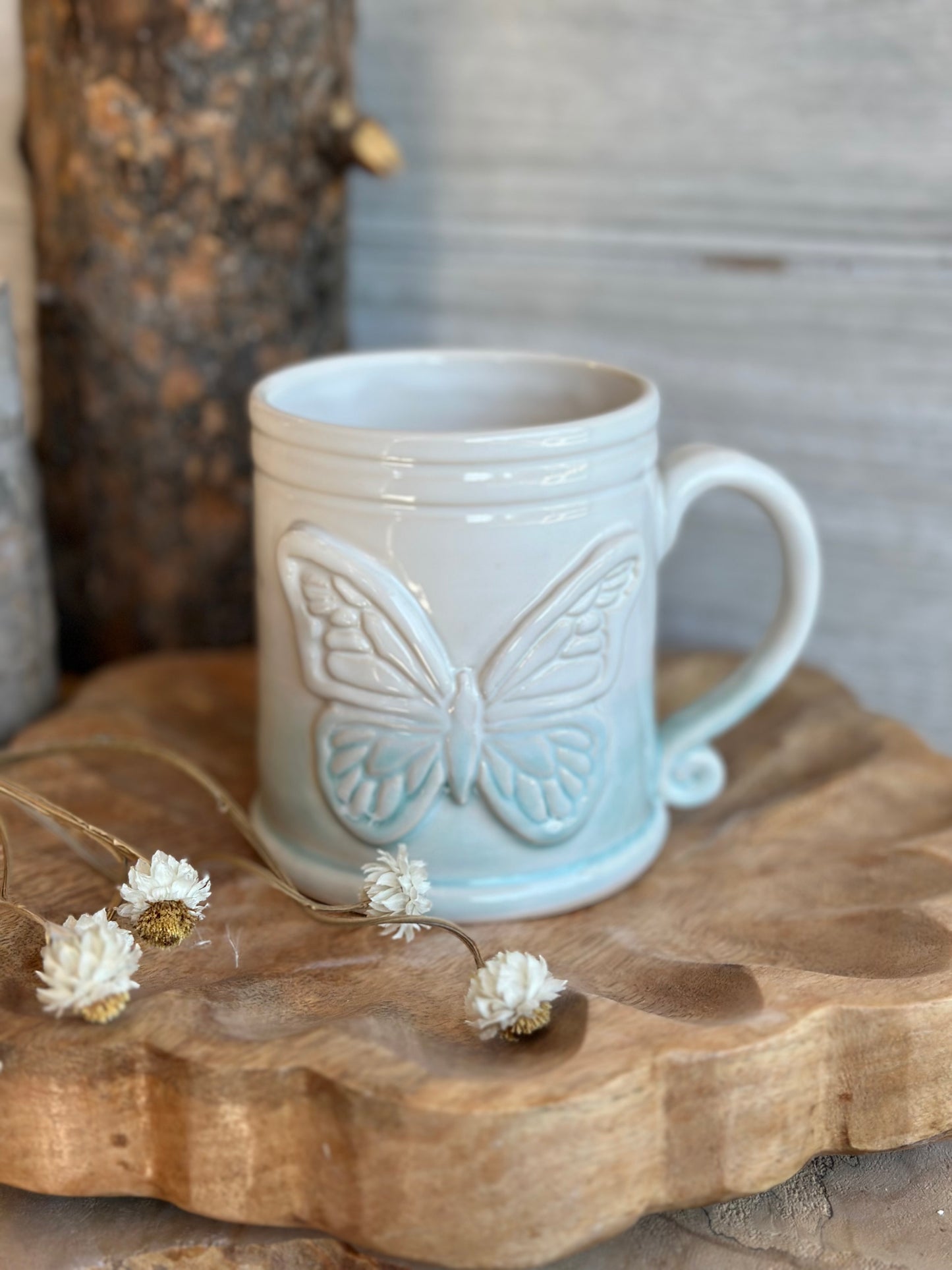 Blue Butterfly Mug