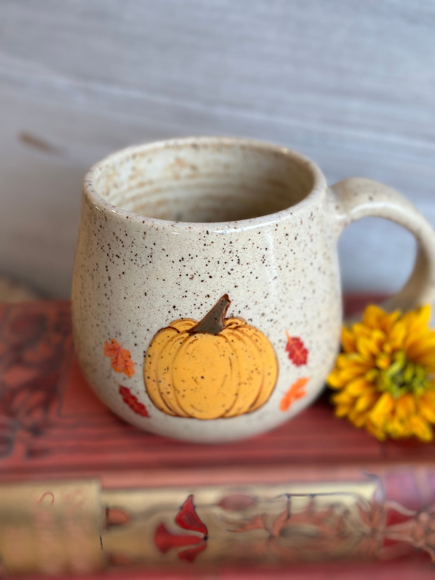 Speckled Pumpkin Mug