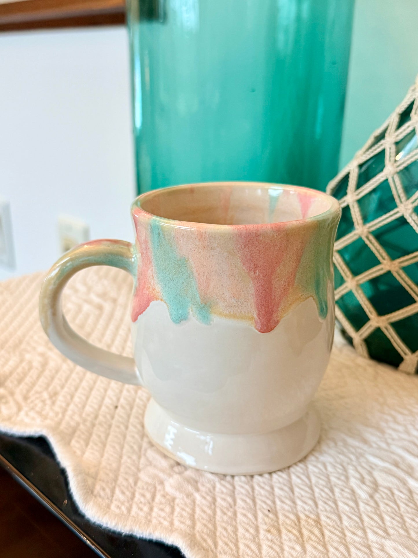 Dahlia Mug ~ Cotton Candy