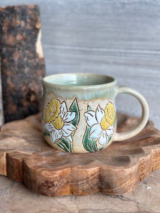 Daffodil Mug, sage
