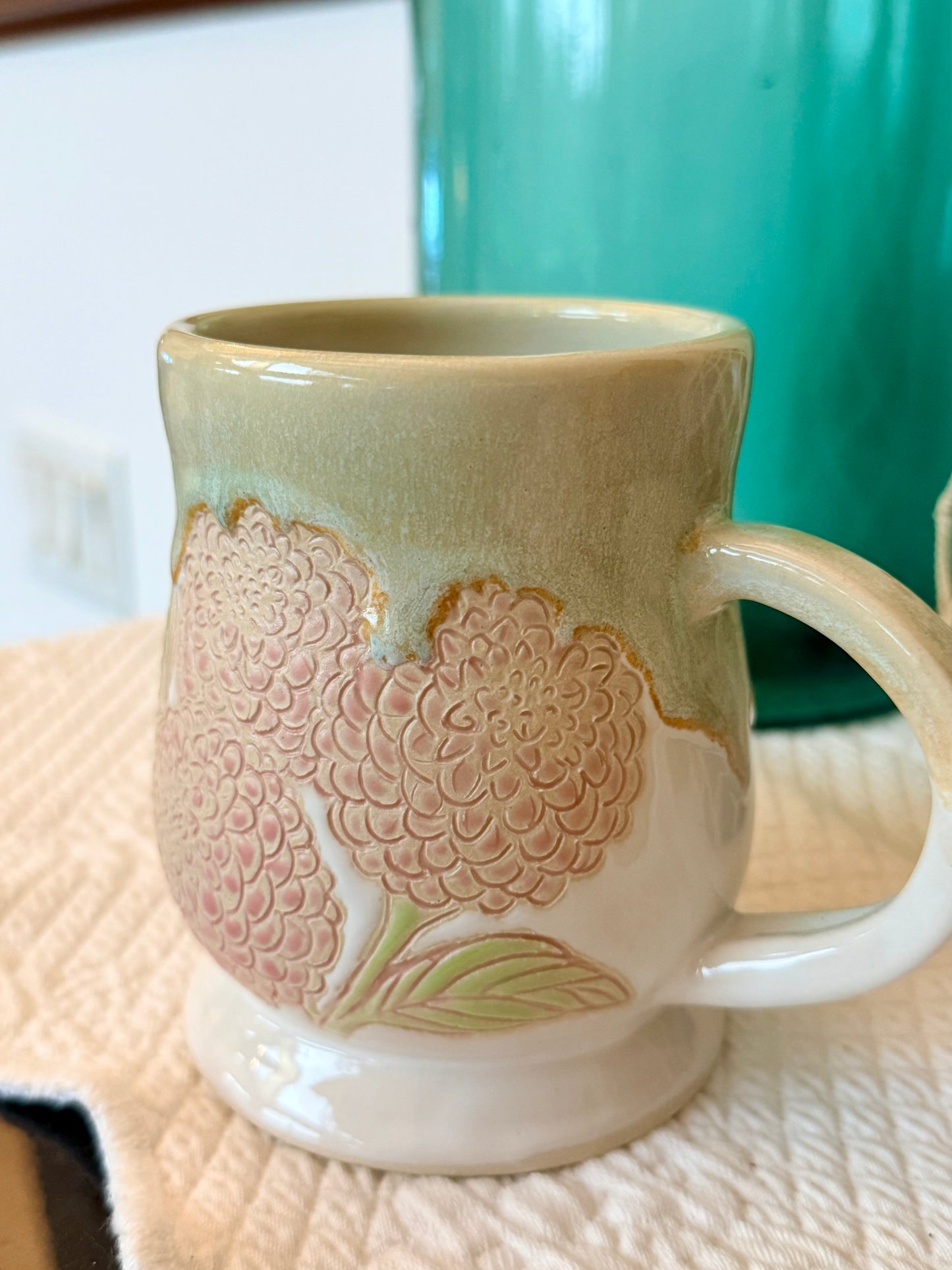 Dahlia Mug ~ Sea & Sand