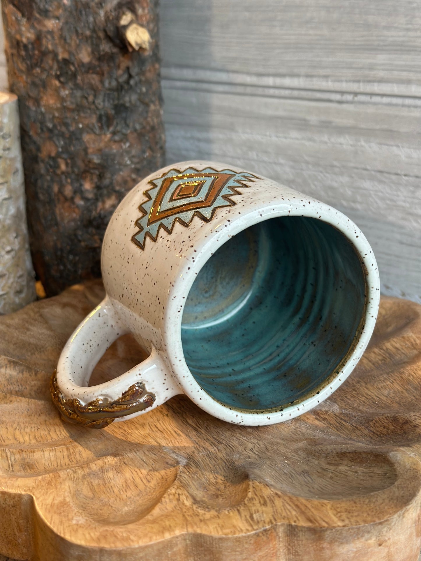 Speckled Aztec Mug