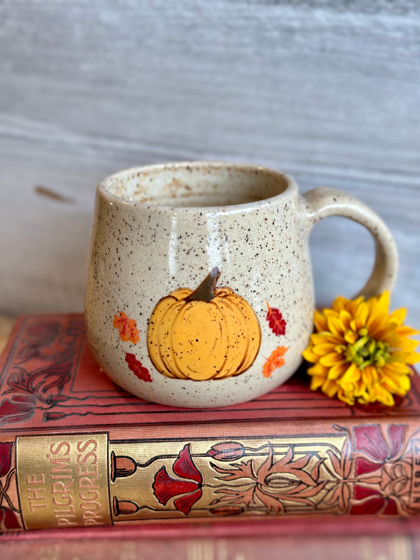 Speckled Pumpkin Mug
