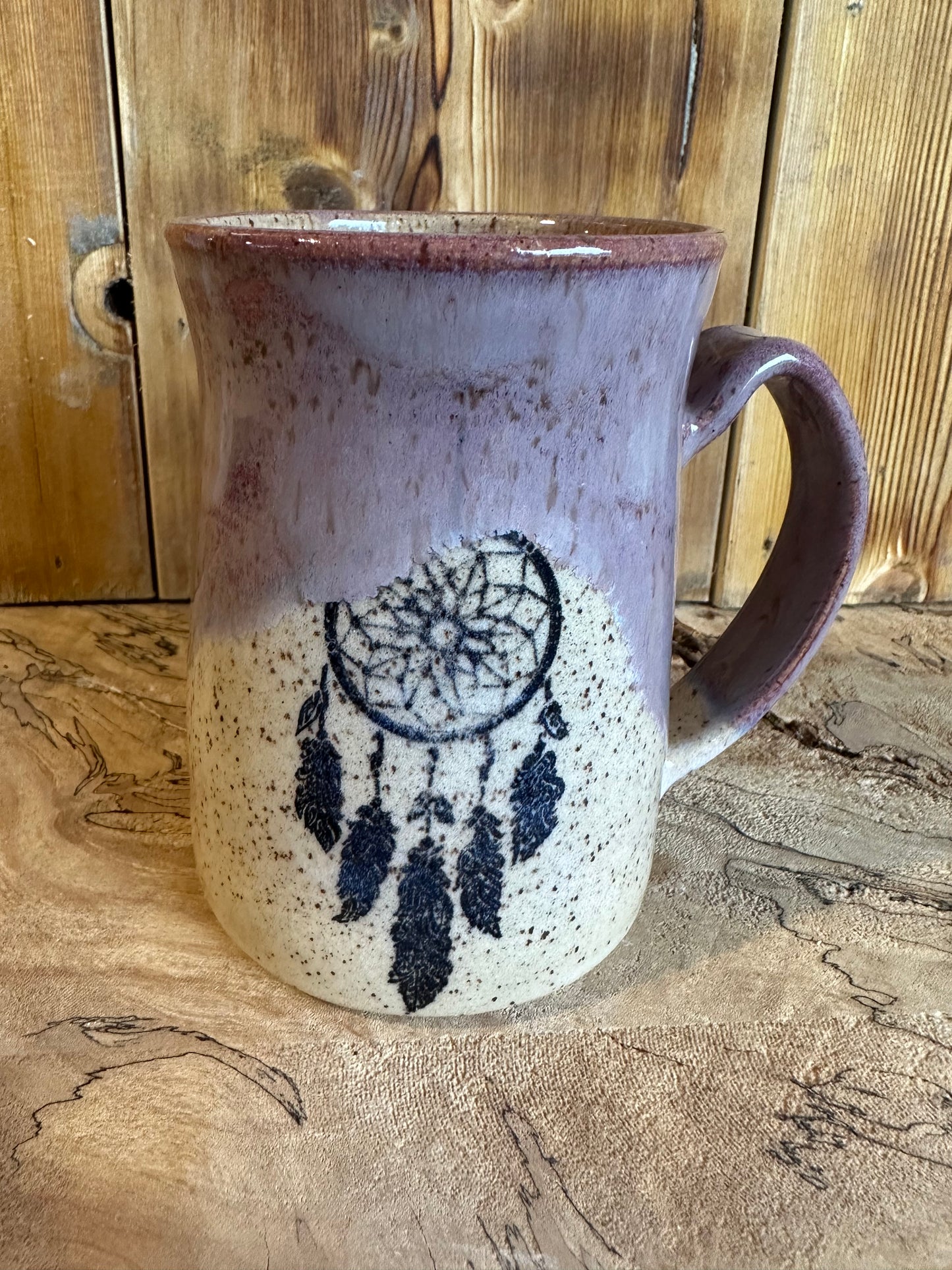 Speckled Dreamcatcher Mug, Purple