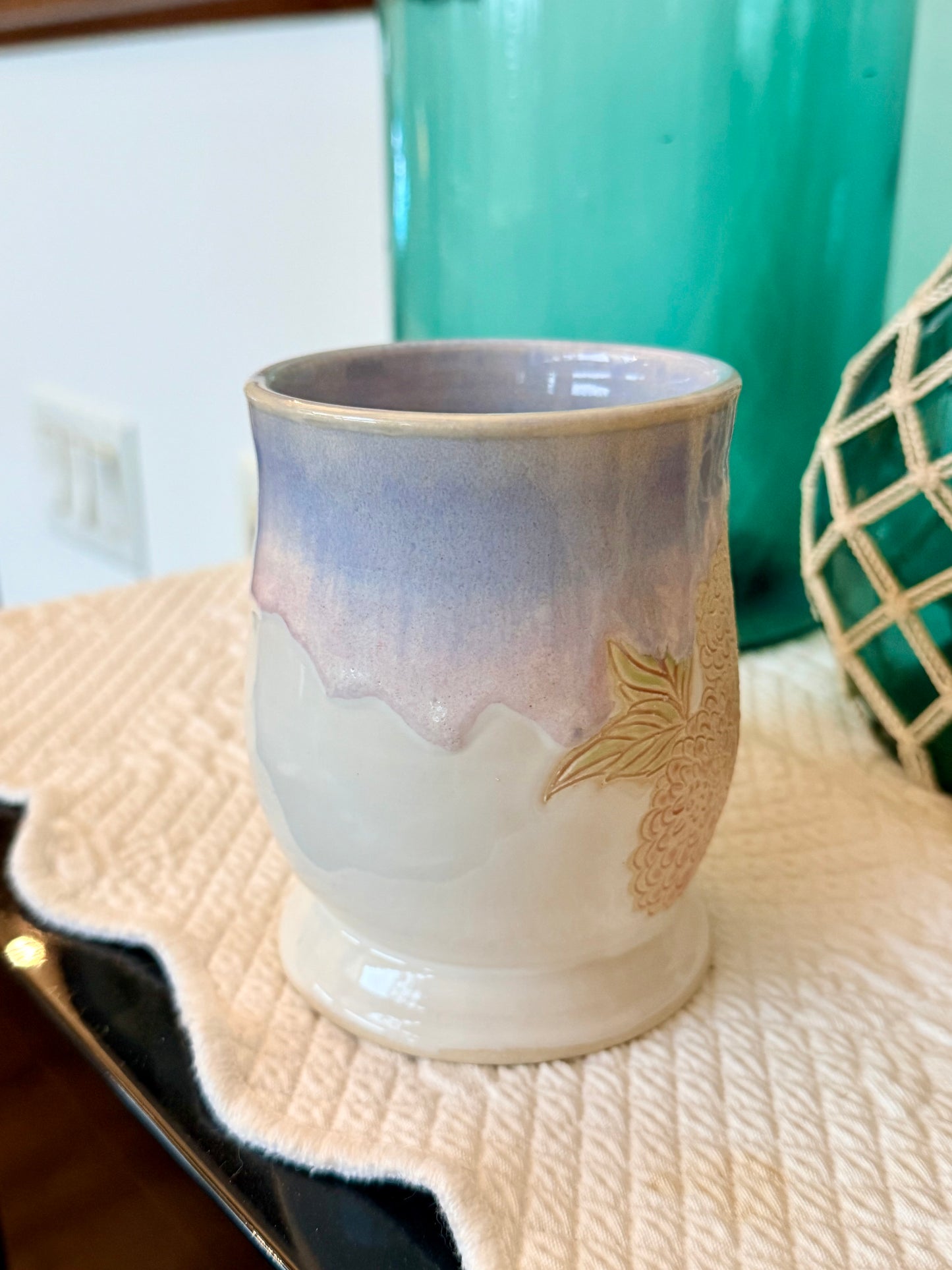 Dahlia Mug ~ Lavender