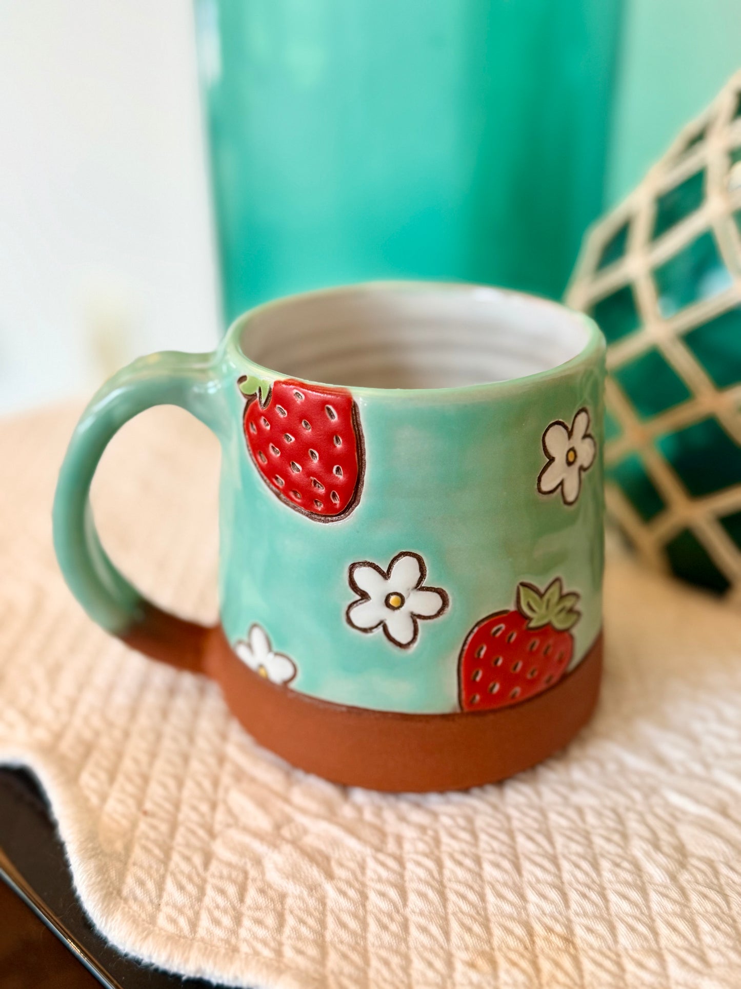 Strawberries & Daisies