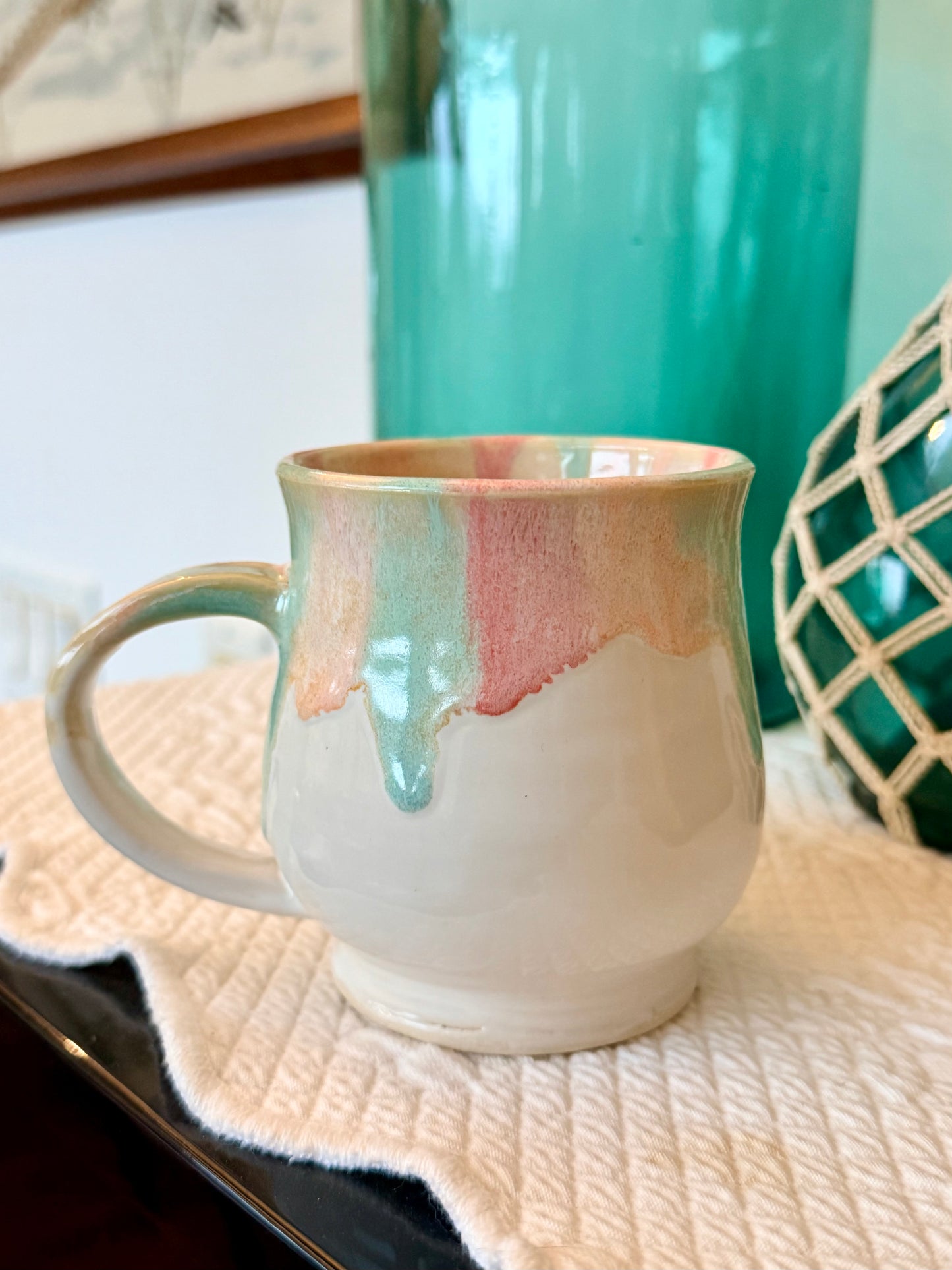 Dahlia Mug ~ Cotton Candy