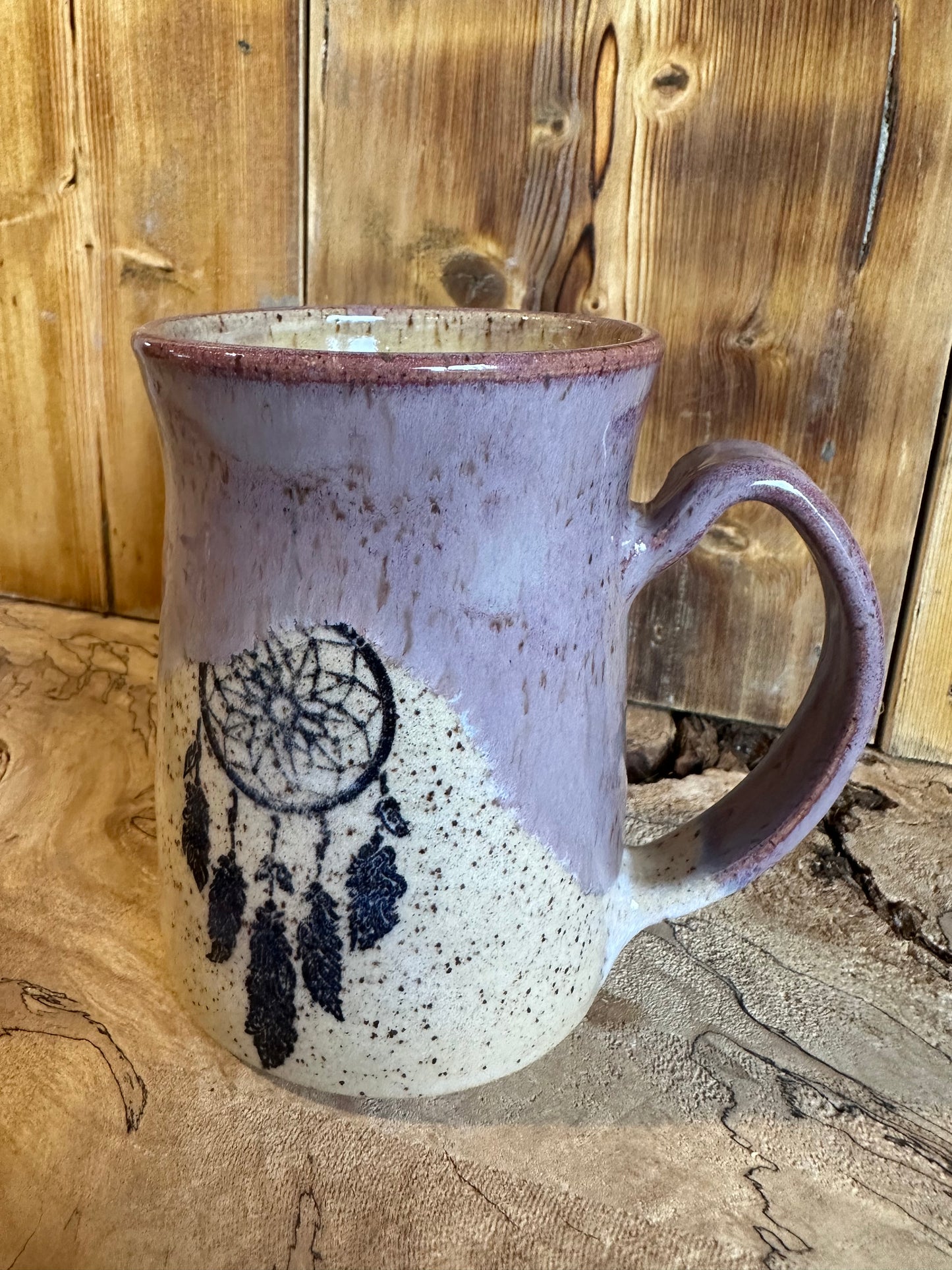 Speckled Dreamcatcher Mug, Purple