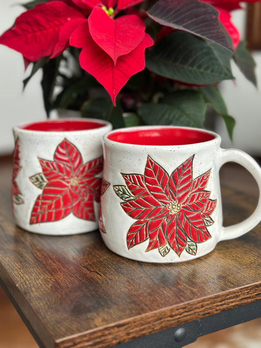Poinsettia Mug
