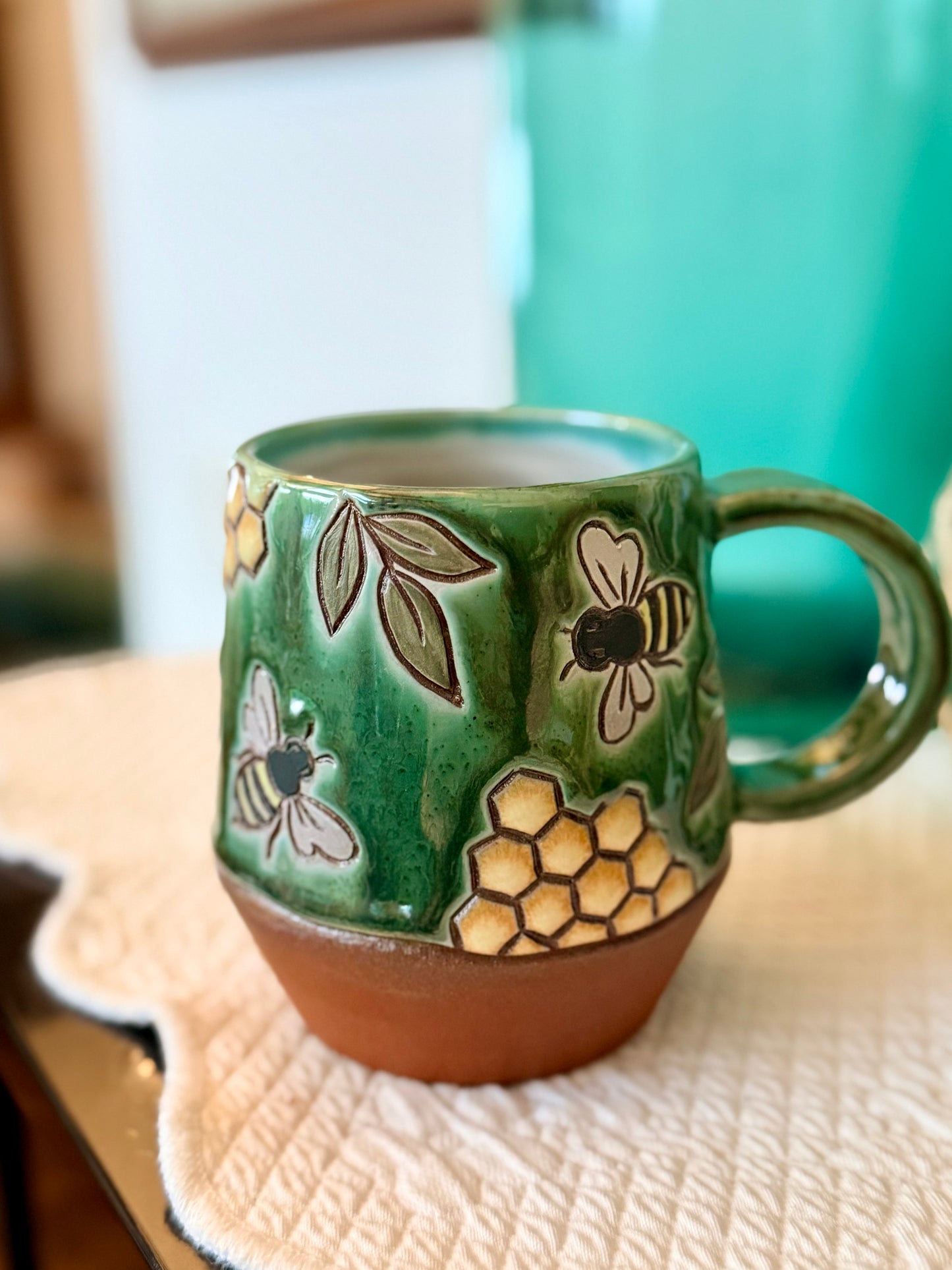 Bee Mug - Green