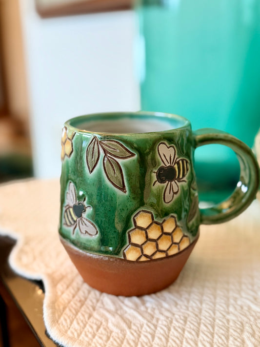 Bee Mug - Green