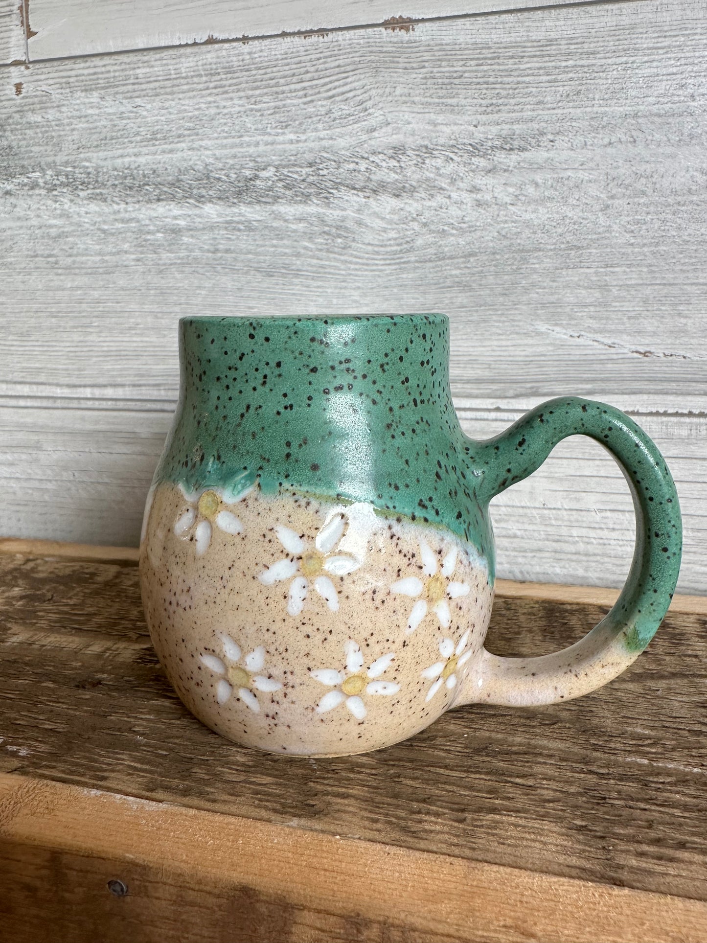 74 ~ Speckled Daisy Mug