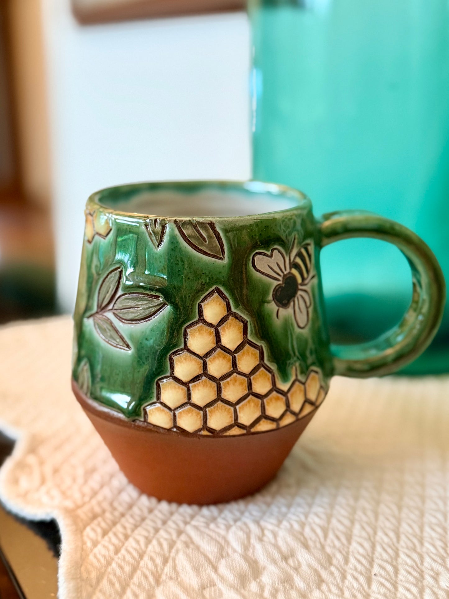 Bee Mug - Green