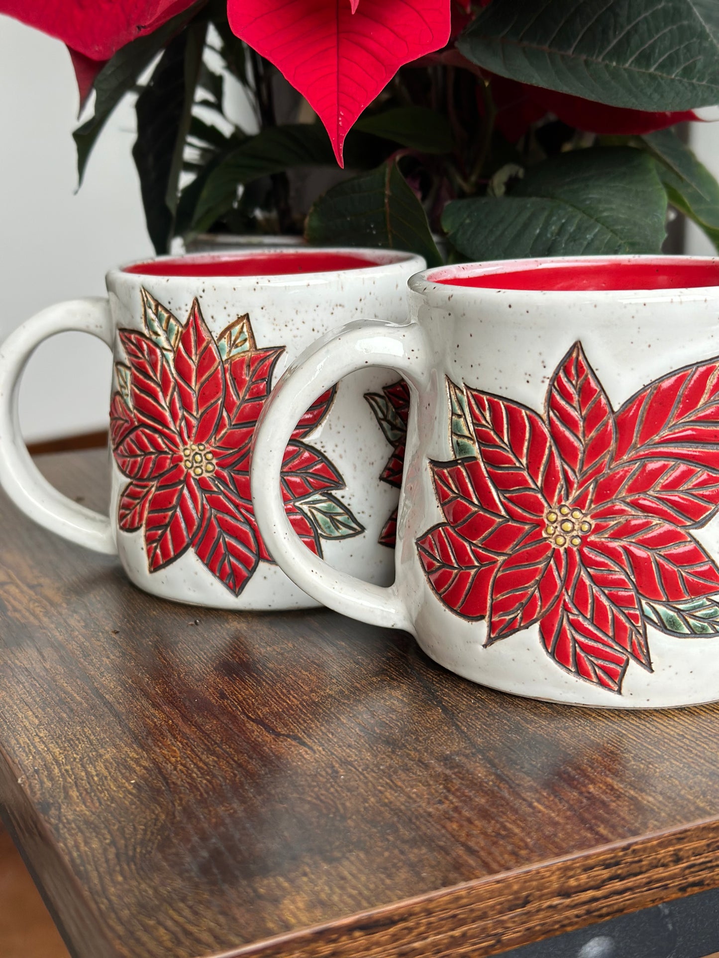 Poinsettia Mug