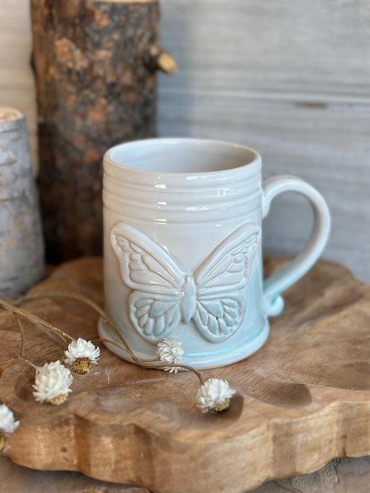 Blue Butterfly Mug