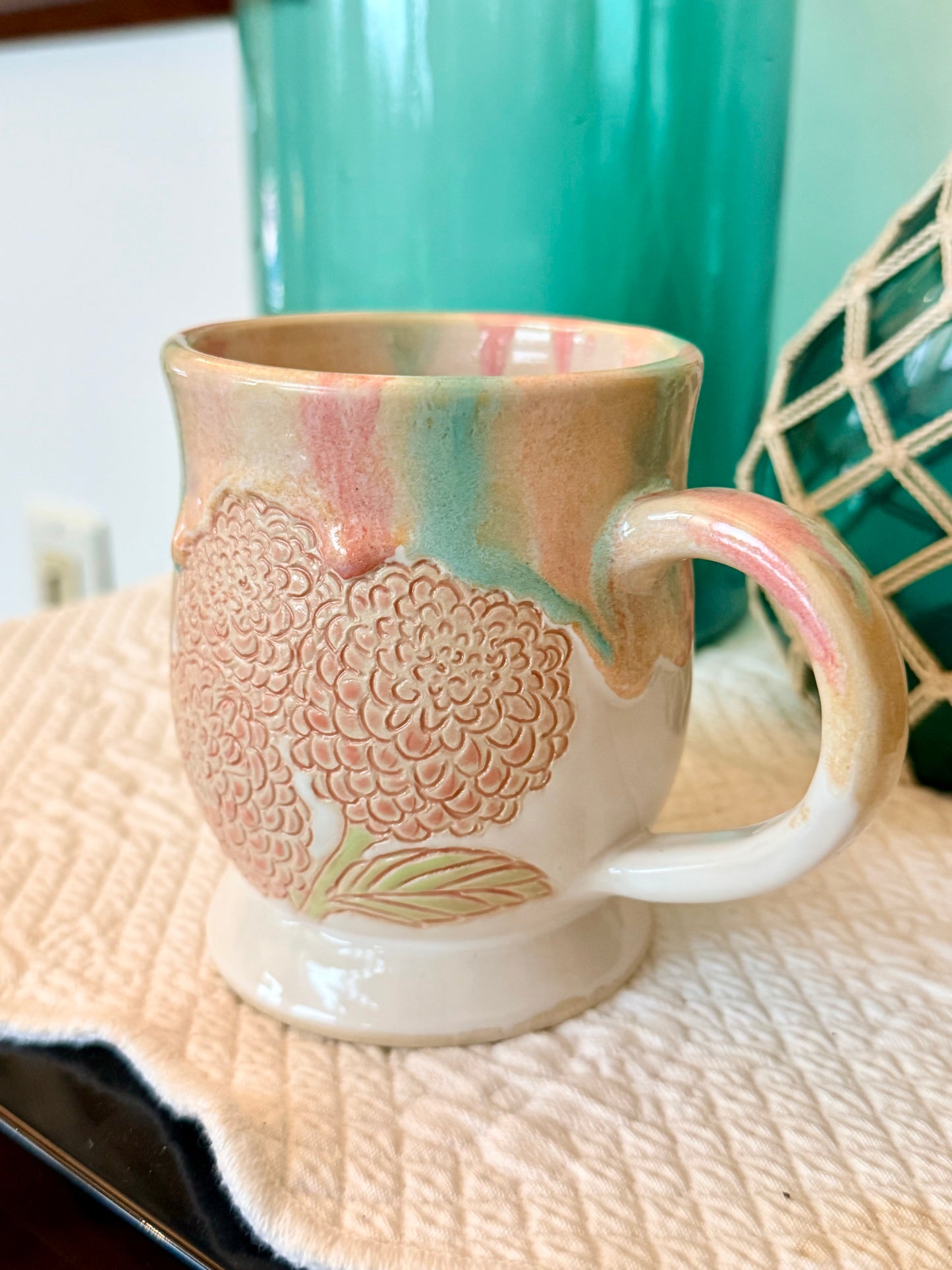 Dahlia Mug ~ Cotton Candy