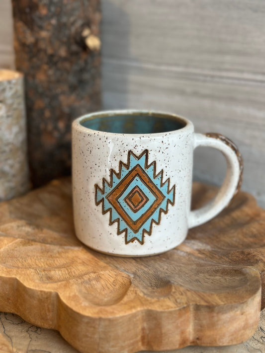Speckled Aztec Mug