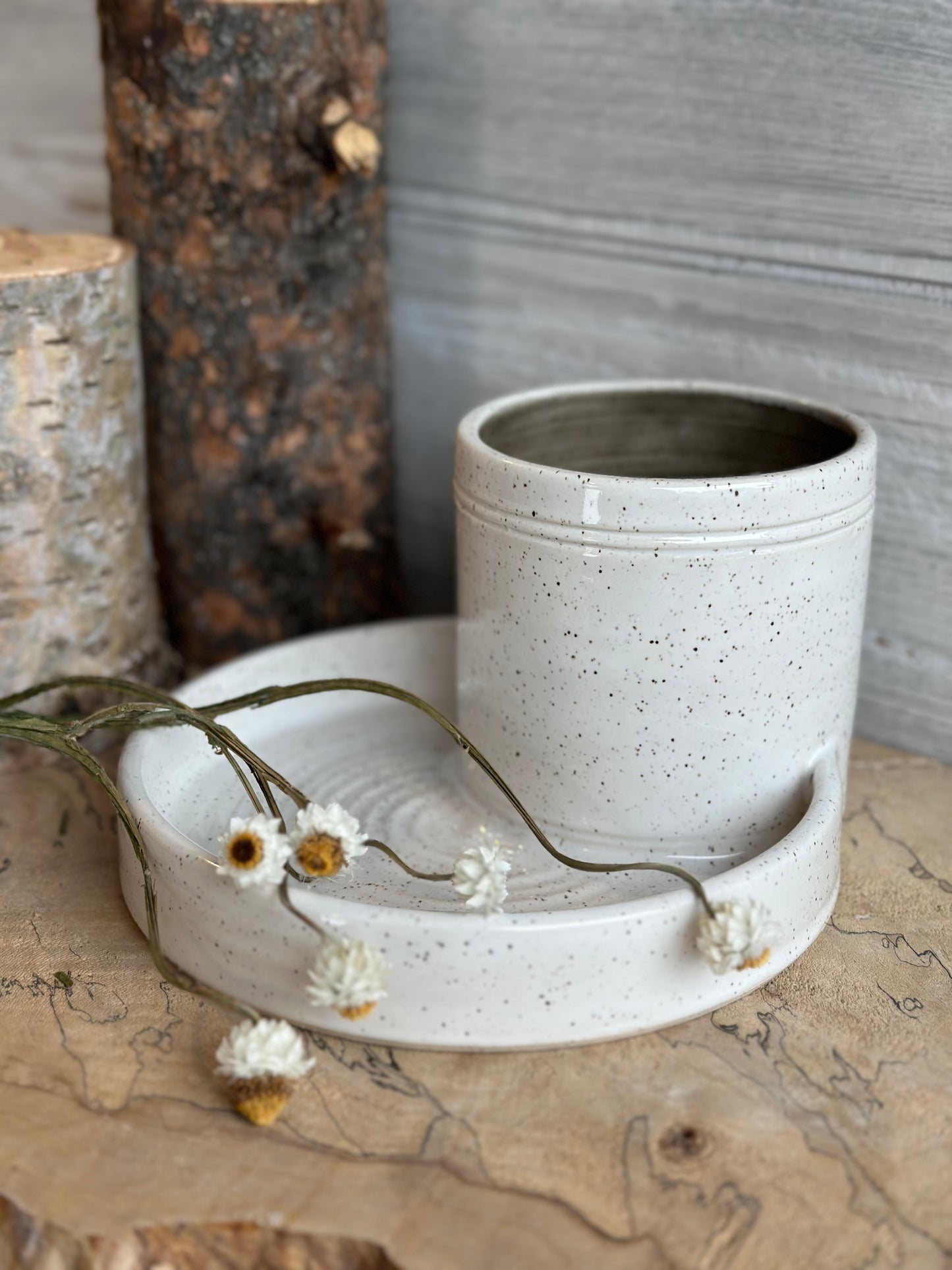 Speckled Caddy, grey
