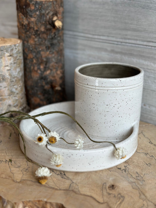 Speckled Caddy, grey