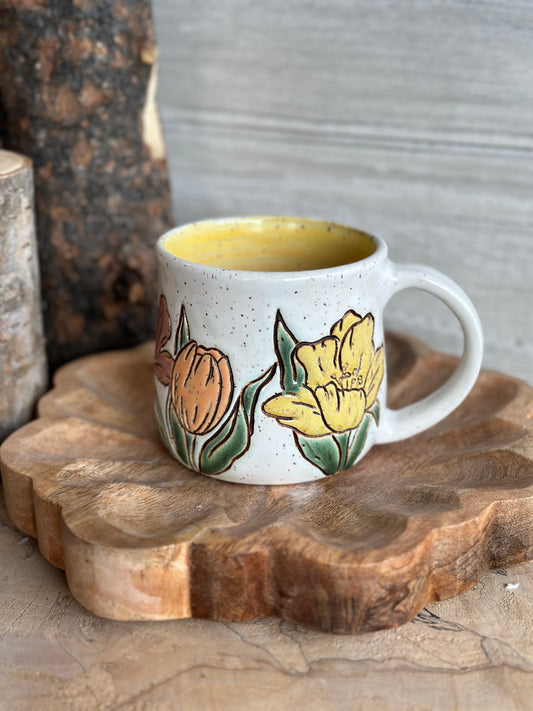 Tulip Mug, golden 14oz