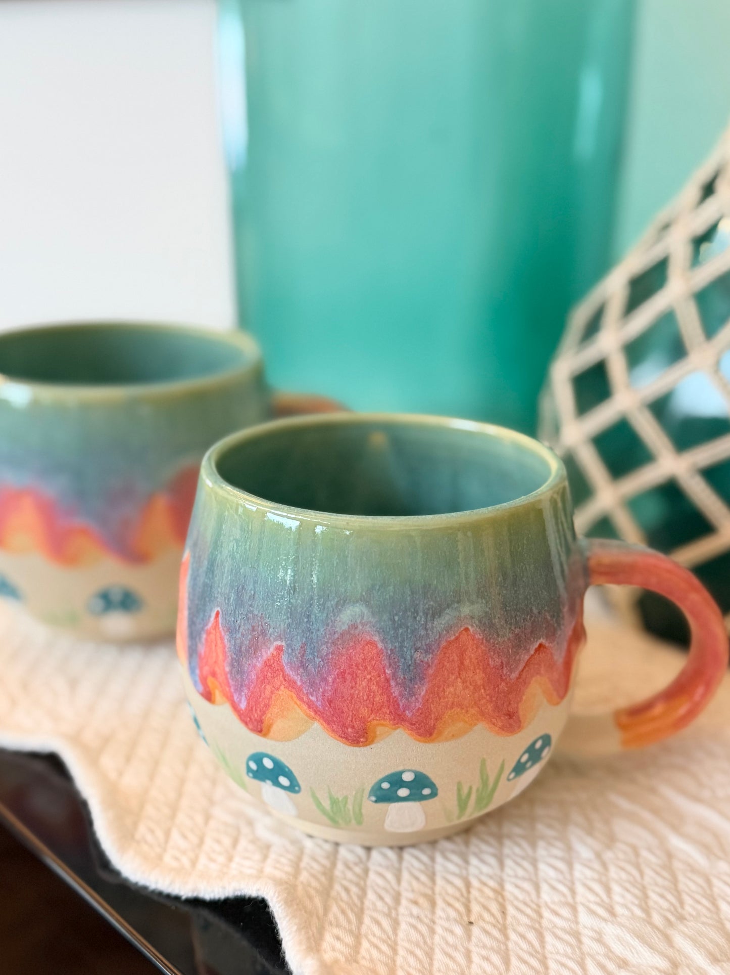 Mushroom Mug, Sunset