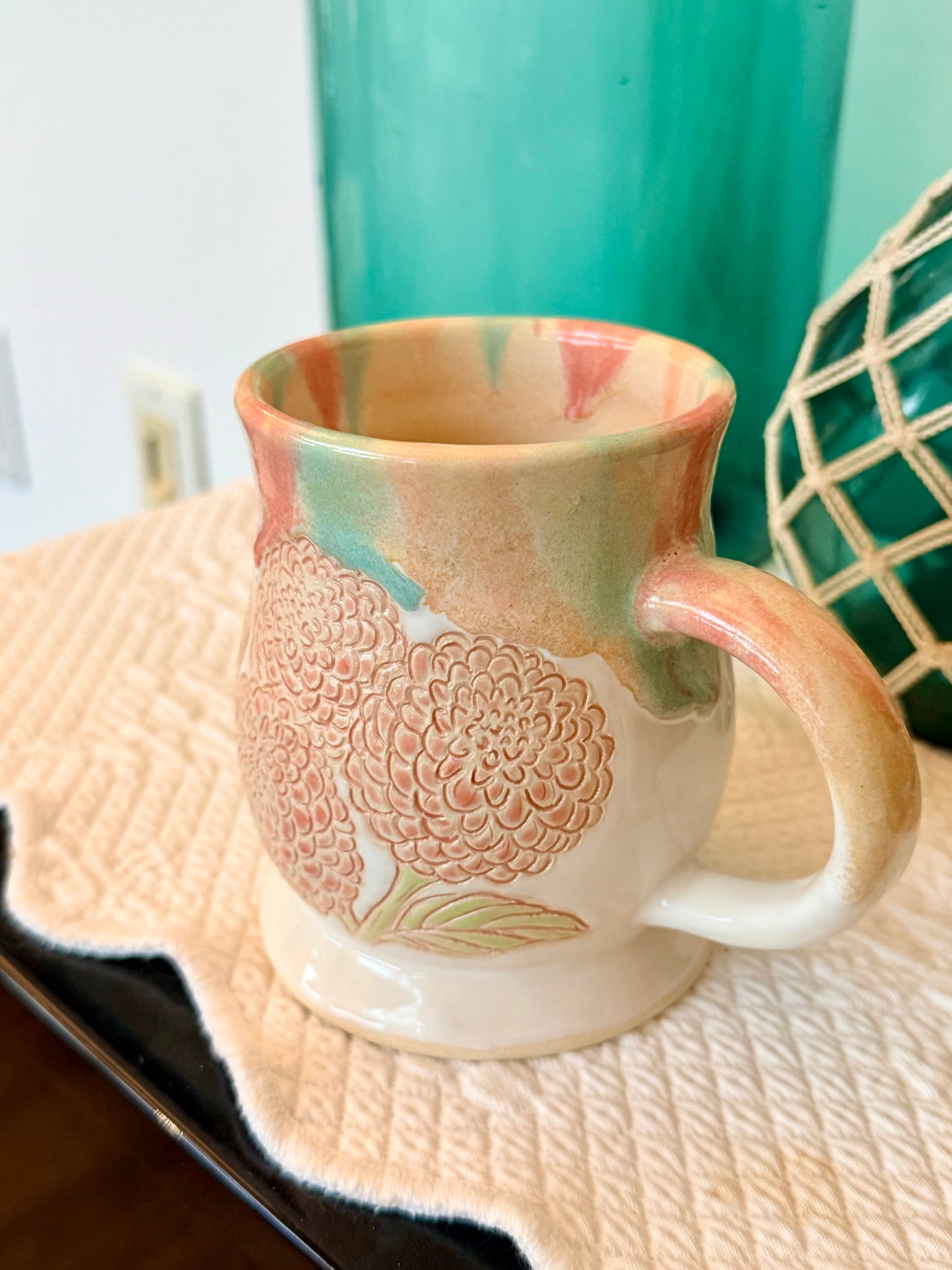 Dahlia Mug ~ Cotton Candy