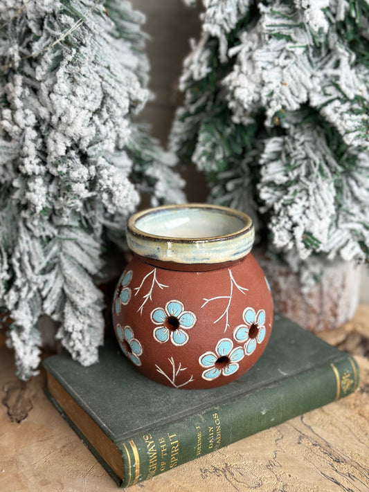 Wax warmer, blue