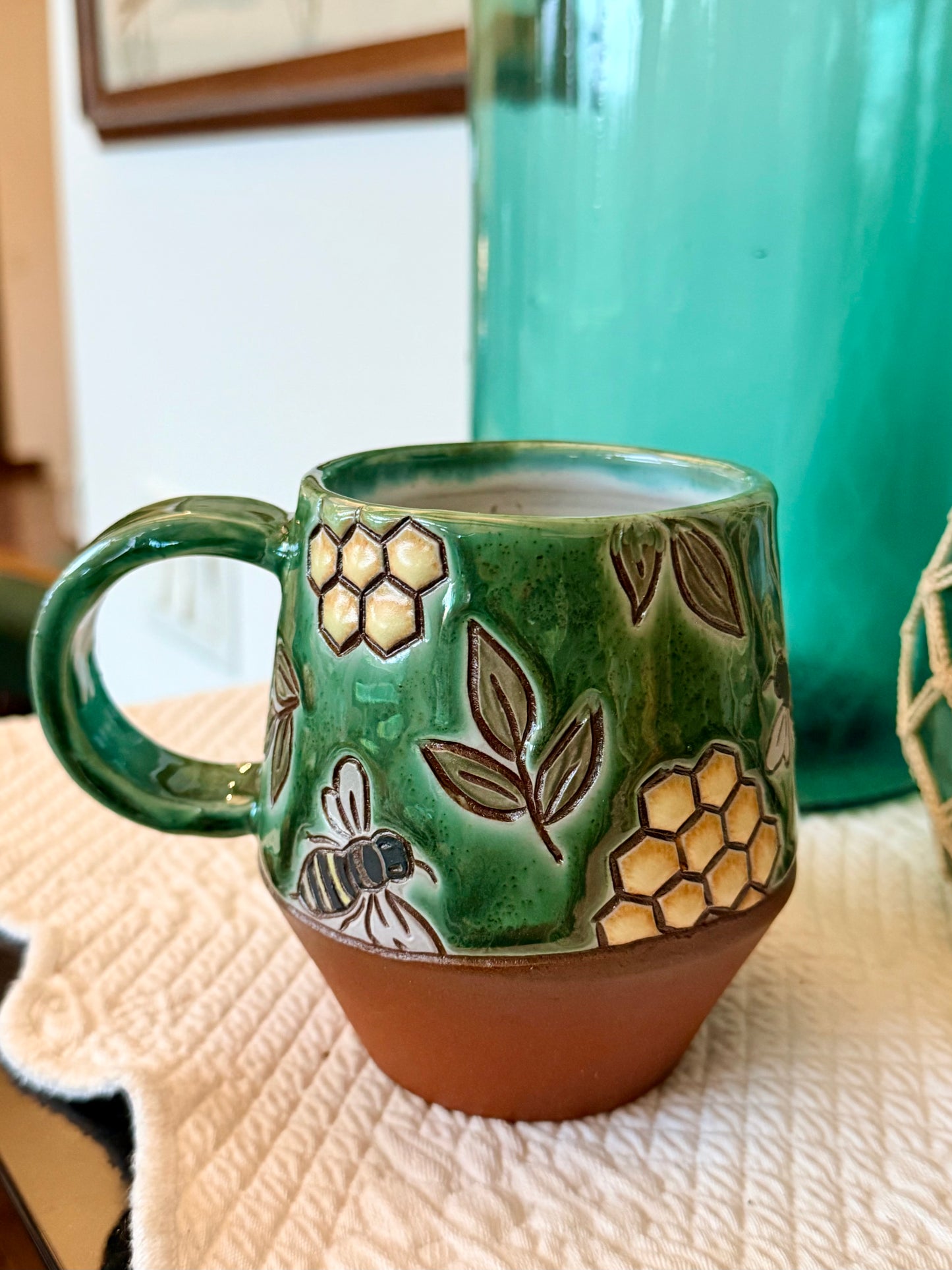 Bee Mug - Green