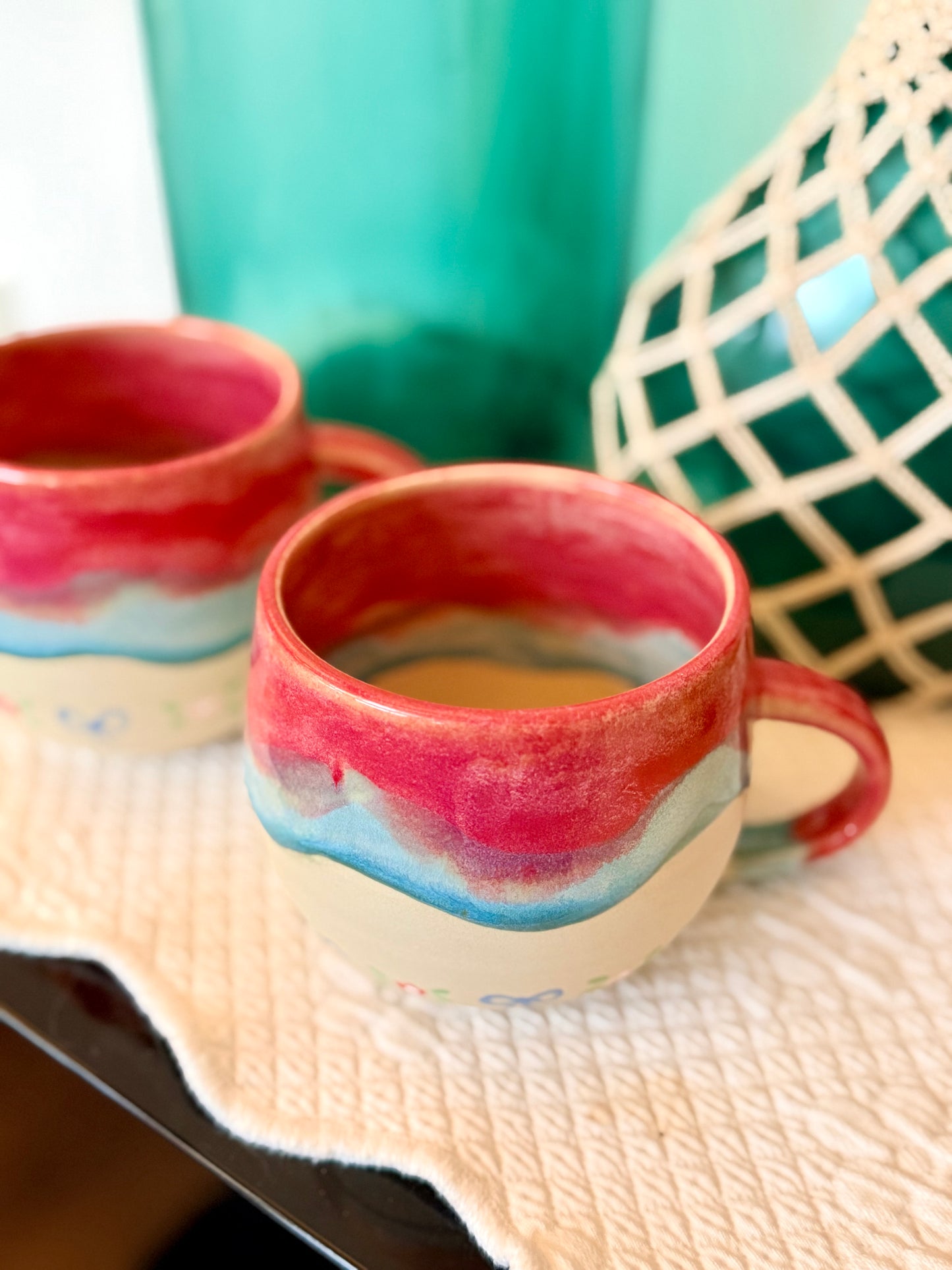 Bows & Flower Mug