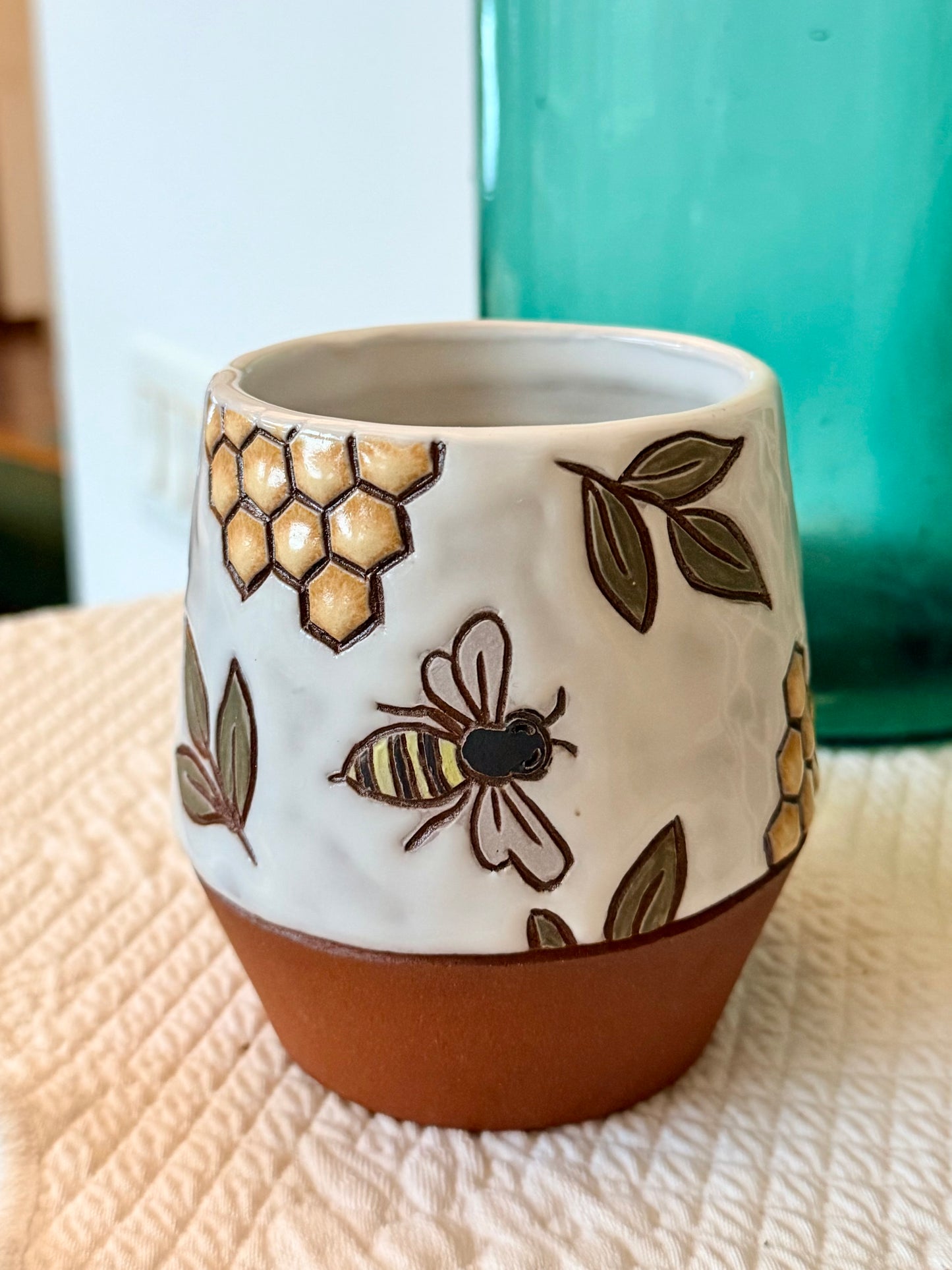 Bee Mug - White