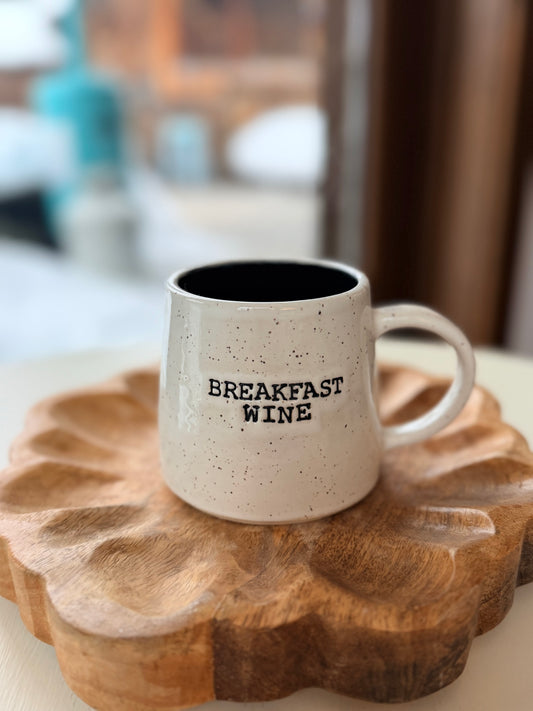 Breakfast Wine Mug, black