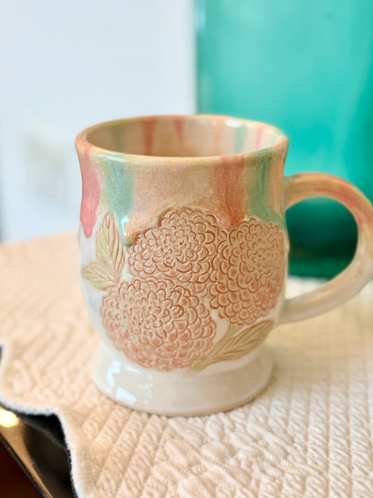 Dahlia Mug ~ Cotton Candy